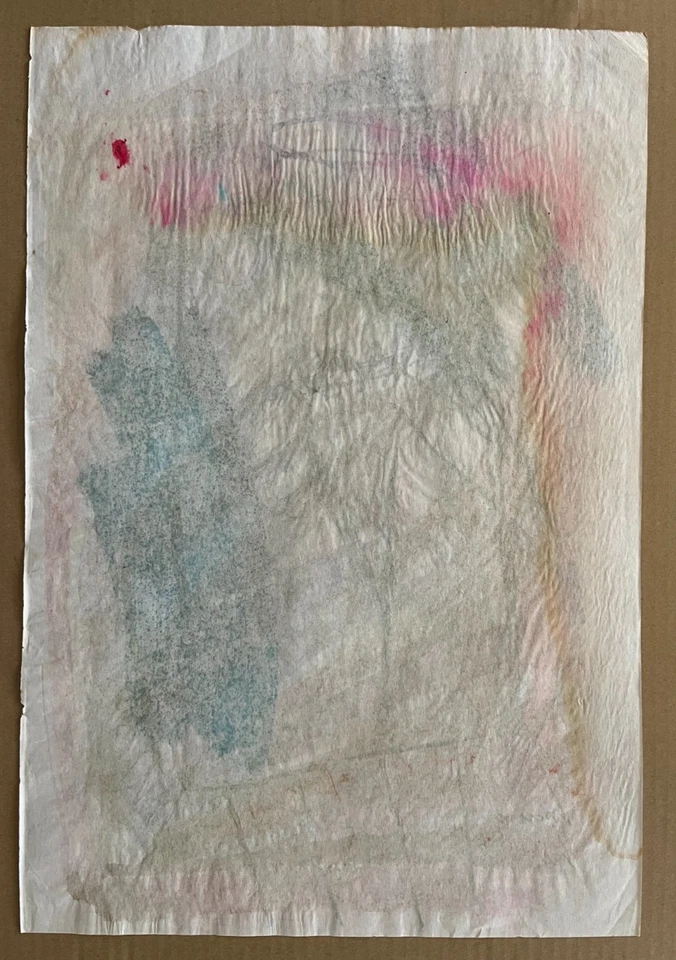 Dibujo Original India Tinta y Acuarela de Espantapájaros en Estilo Arte Popular Mexicano Foto 2 de 2