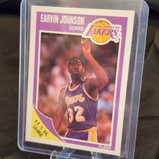1989-90 Fleer - Magic Johnson #77 L.A. Lakers