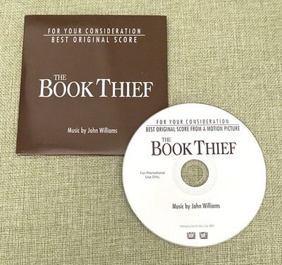 The Book Thief - John Williams    **FYC PROMO CD**   Original Score / 2013