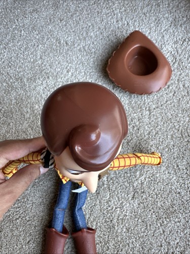 Disney Toy Story 4 Woody sprechende Zugschnur 16" Puppe mit Hut Bonnie Boot FUNKTIONIERT - Bild 9 von 14