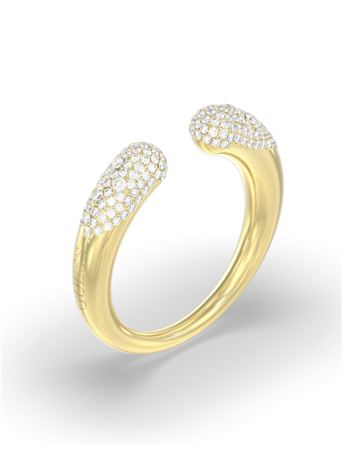 Guess JUBR06256JWYG54 Damen Ring Edelstahl wei 54 172 10290₽