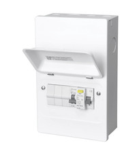 DANSON E-MS06280 6-Module Shower Unit Enclosure With 63A 30ma RCD and 50A MCB