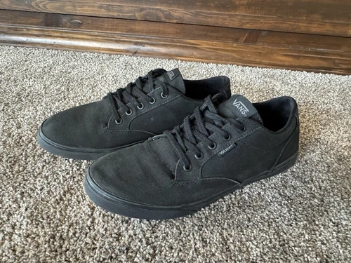 Scarpe da skate Vans Off The Wall nere in tela sneaker da donna taglia 9 uomo 7 5