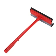15.9" Window Squeegee for Car,2 in 1 Squeegee Window Cleaner with Long Stainless