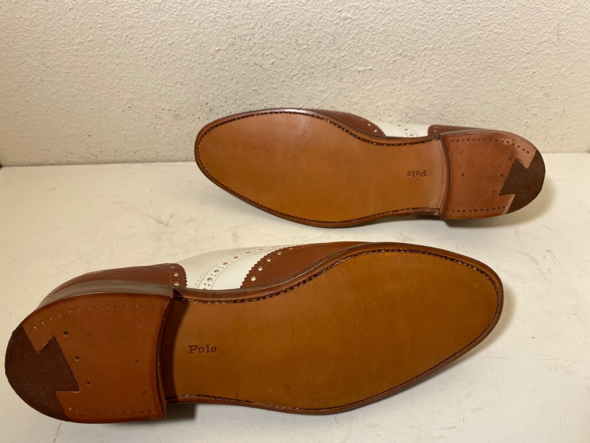 Ralph Lauren x Crockett & Jones wingtip Leather Spectator 7 D