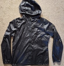 Under Armour Storm Forefront Rain Jacket Windbreaker Black Women's Small NWOT