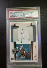 2021 Panini One - Rookie Dual Patch Autograph Travis Etienne #42 Bronze 49/49 