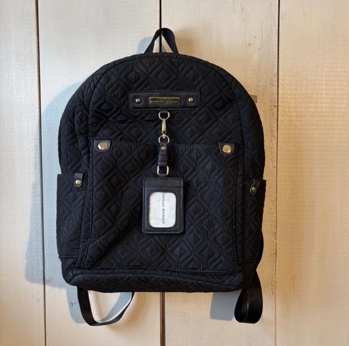 Adrienne Vittadini Quilted Nylon Backpack w/Laptop Sleeve Dusty Purple NWOT Adrienne Vittadini Backpack Quilted Bags & Handbags for  main image 3