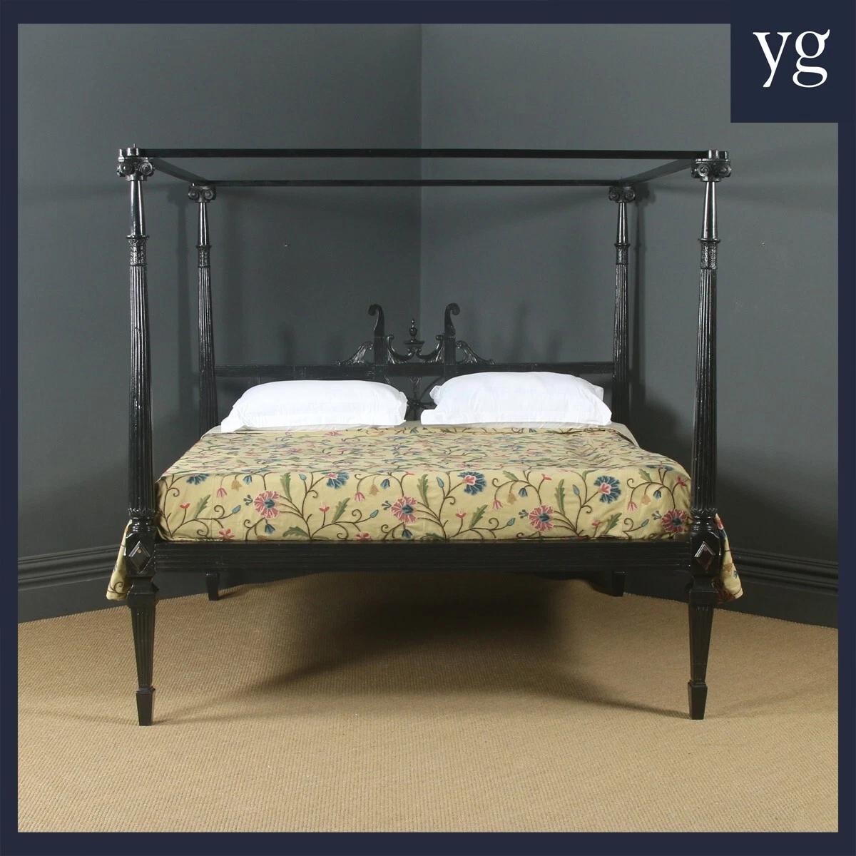 Victorian four poster beds for sale deals