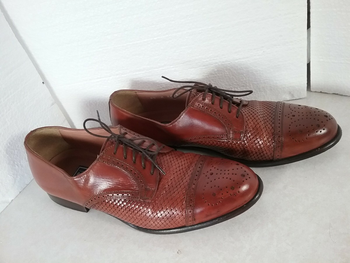 Bostonian Florentine Shoe 8.5 med. Brown Leather Lace-up  display picture 1