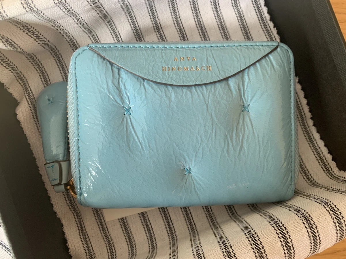 Anya Hindmarch Purse Sky Blue Brand New In Box