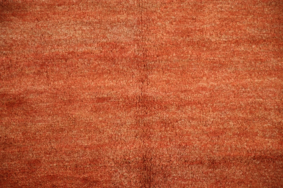 Contemporary Solid Moroccan 4x6 Hand-Knotted Rug - Image 4 of 4