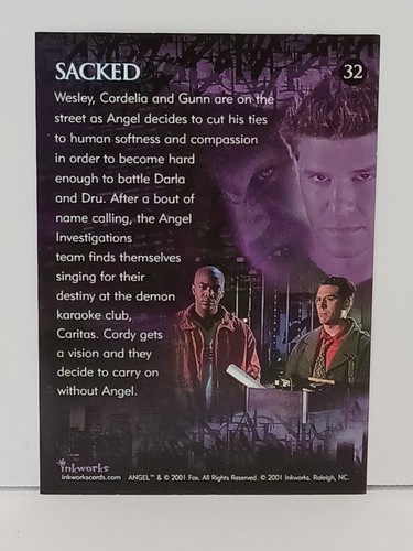 SPIKE GUNN & WESLEY J. AUGUST RICHARD'S ALEXIS DESINOF AUTOGRAPH CARD Inkworks - Picture 4 of 4