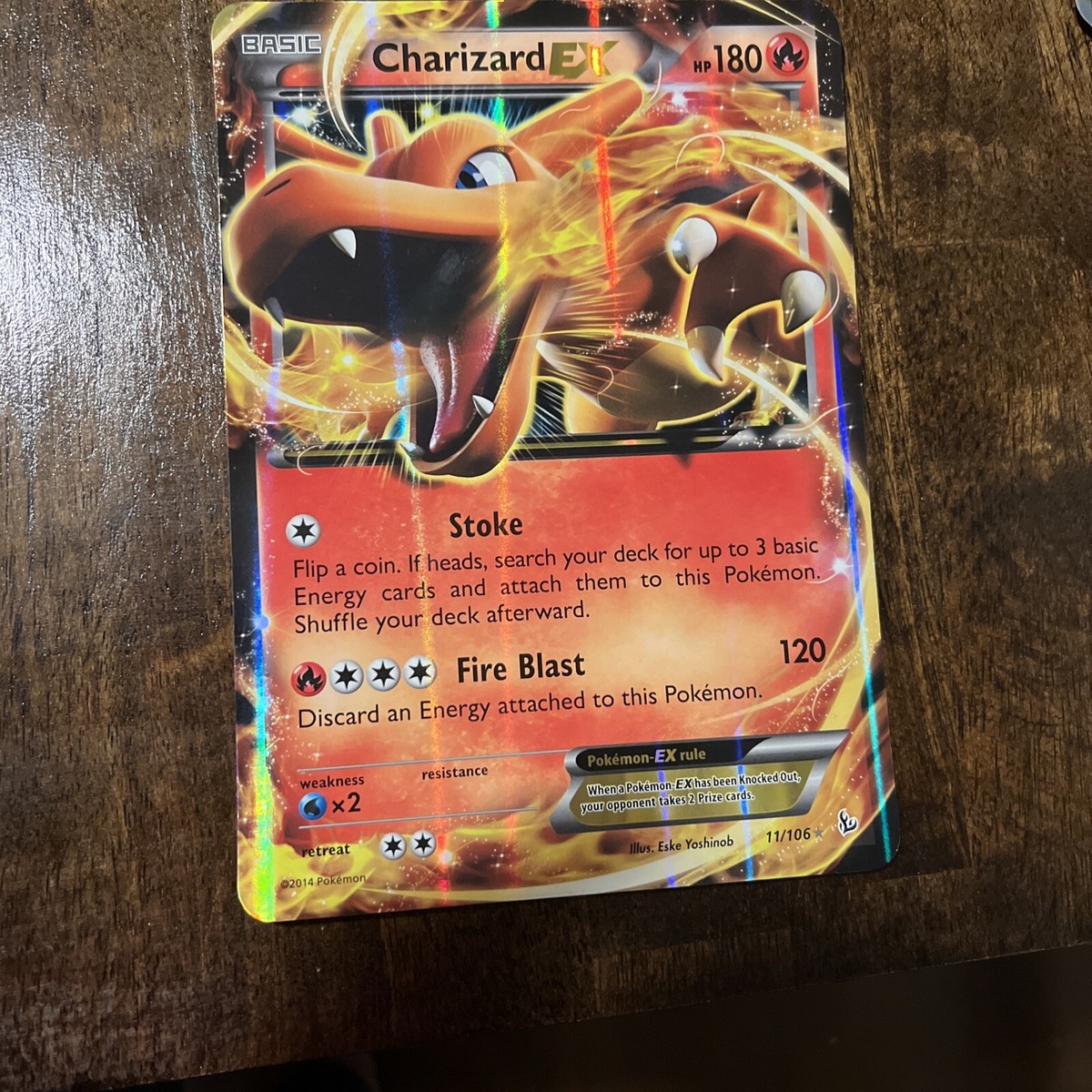 Flashfire Charizard-EX Pokémon Jumbo Card 2014 11/106 | eBay