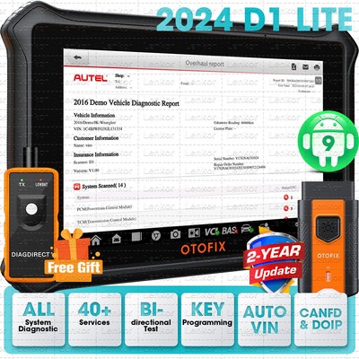 2025 OTOFIX D1 Lite Bidirectional Scanner Full System Diagnostic Key Coding Tool