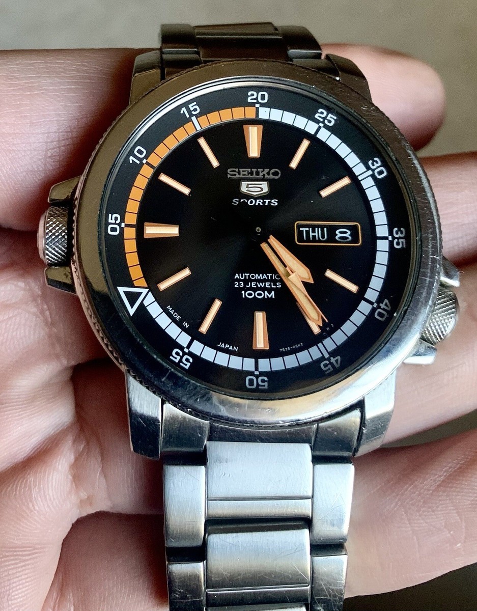 ✓ Seiko 5 Sports XL SNZJ63 7S36-04X0 - Automatic Men Watch ✓ Seiko 5 Sports XL SNZJ63 7S36-04X0 - Automatic Men Watch
