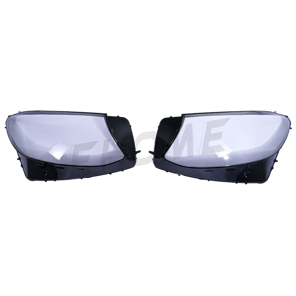 Cubierta de lente de faro para Mercedes Benz W253 GLC300 GLC43 AMG 2016-2019 con pegamento Foto 2 de 4