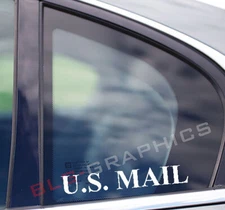 U.S. MAIL Decal Postal Service Sticker Post Office Carrier Car Truck SUV