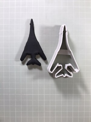 Rockwell B 1B Bomber, Fondant, Gebäck Keksschneider 75 mm Länge - nur von Hand waschen