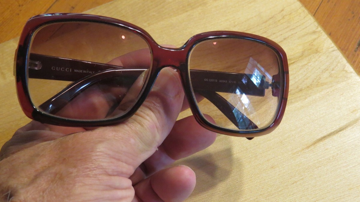 Gucci Women's Eye Glasses, FRAMES ONLY, GG 3207/S A03K8