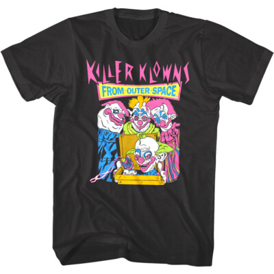 Killer Klowns from Outer Space Pizza Delivery Men's T Shirt Horror Clown Movie