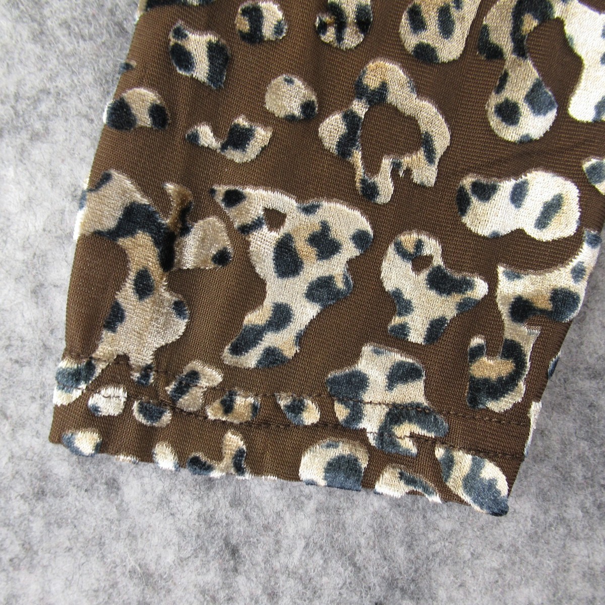 YOURS LONDON Plus Size Natural Brown Metallic Leopard Print Cape Blouse