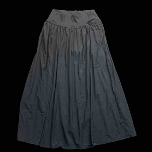 Halara Breezeful High Waist Split 2-in-1 Flowy Maxi Skirt Panty Black Large NEW