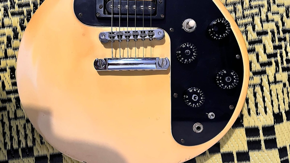 Gibson Sonex-180 Custom Electric Guitar 1980 - White (ageing