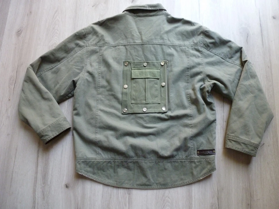 VTG Plugg Jeans Workwear Division Mens XL Flannel Lined Barn Chor Coat Jacket - Image 2 of 4