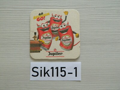 SOUS BOCK JUPILER GO BELGIEN UNTER GLAS BIERUNTERSETZER BIER BIER