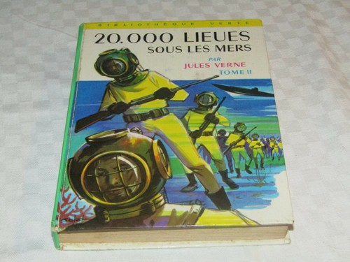 JULES VERNE/1972 20.000 LIEUES SOUS LES MERS TOME II bibliotheque verte