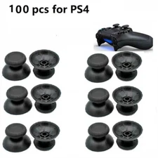 100X Mushroom Analog Thumb sticks Joysticks Controller Button Cap for Sony PS4