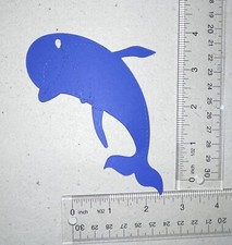 10   DOLPHIN   LRG. cardstock paper die cut embellishments