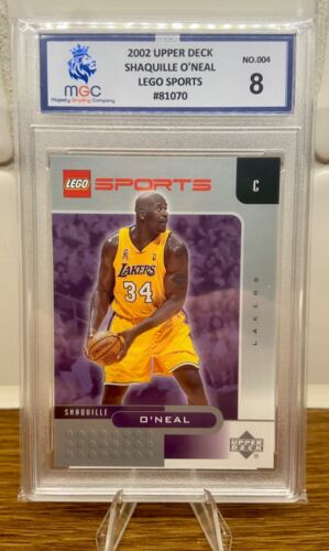 Upper Deck Lego Sports 2002 NBA - Shaquille O'Neal LA Lakers Graded MGC PSA 8  - Photo 1 sur 2