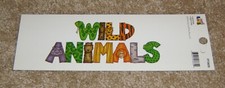 Cock-A-Doodle Design Page Topper DieCut Title  Wild Animals