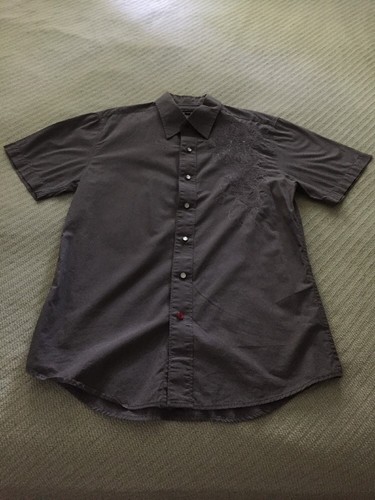 Monarchy Men's Button Down Graphic Shirt Size M - 第 1/6 張圖片