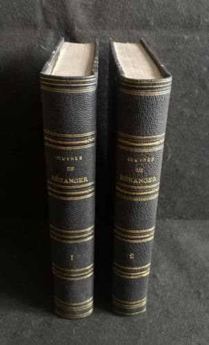 Oeuvres complètes de P.J.de BERANGER En 2 TOMES GRAVURES Ed PERROTIN PARIS 1851 - Photo 1/24