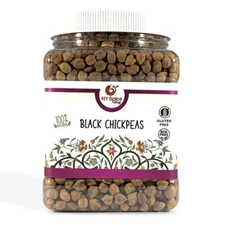 Black Chickpeas Kala Chana Jar Item Weight 1.5lb,3lb,5lb