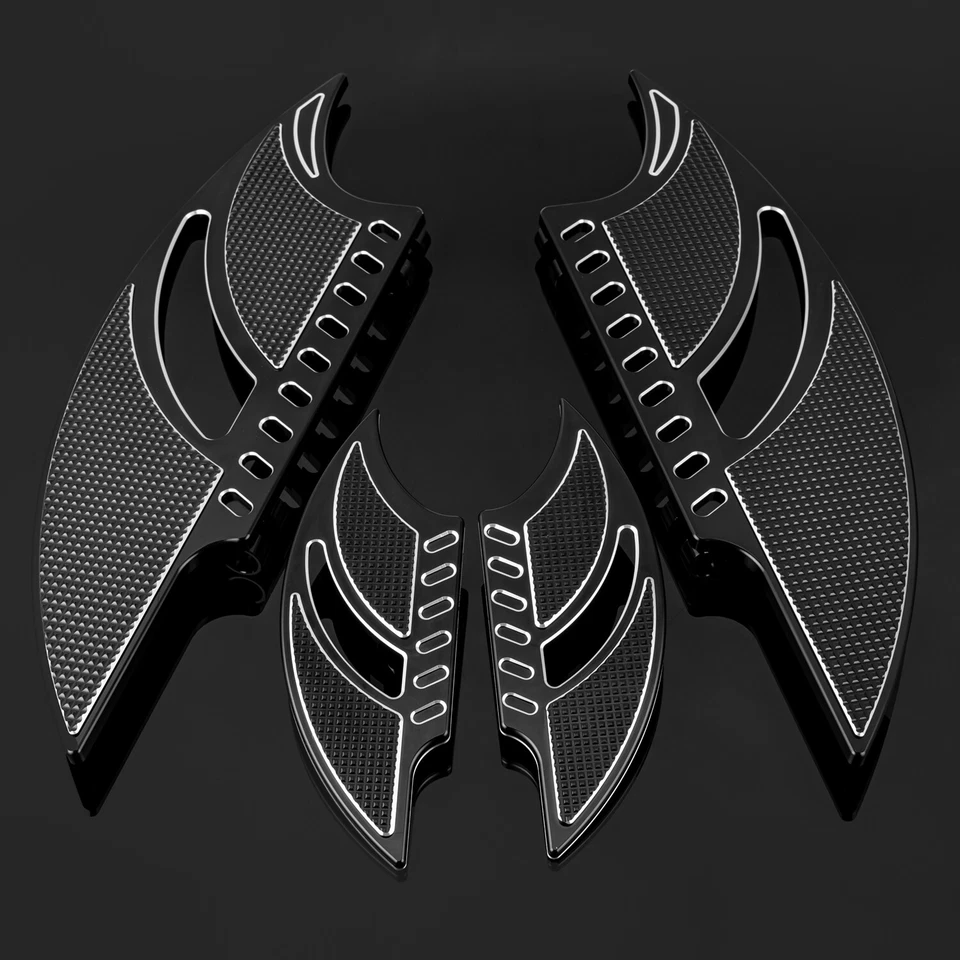 Estriberas delanteras y traseras para Harley Touring Road Glide Street Glide Foto 2 de 4