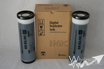 2 Black Inks Compatible With Riso S-539 S-569 For Risograph GR RA RC