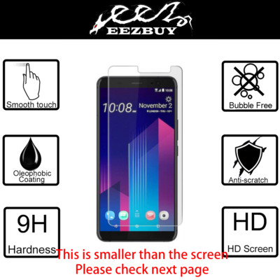 Premium Real Tempered Glass Screen Protector Film For HTC U11 Plus