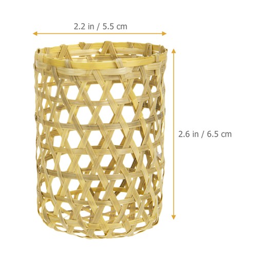 12 Pz Cup Sleeves Vetro Tazza Acqua Decorativa -Vaso -Coperchi - Foto 2 di 12