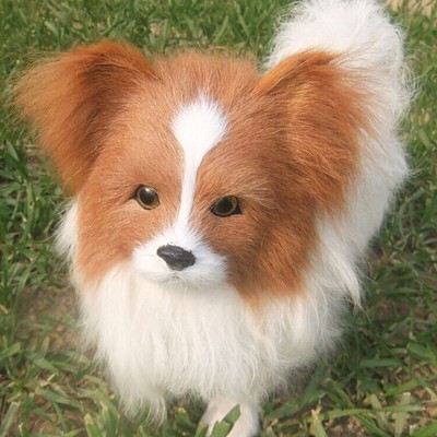 stuffed papillon dog