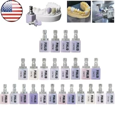 US C14 HT/LT Glass Ceramic Blocks Lithium Disilicate CAD/CAM Cerec Block 5Pcs