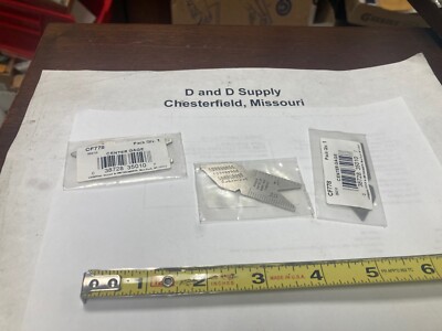 Lot of 3, General Tool CF778, Center Gages, 14ths, 20ths, 24ths, and 32nds, 60°