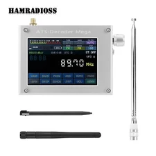 HAMGEEK ATS-Decoder Mega AM FM SYNC SSB CW DIGI Receiver + 4" Color Screen