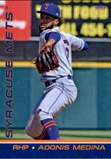 2022 Syracuse Mets Choice #14 Adonis Medina Dominican Republic DR Baseball Card