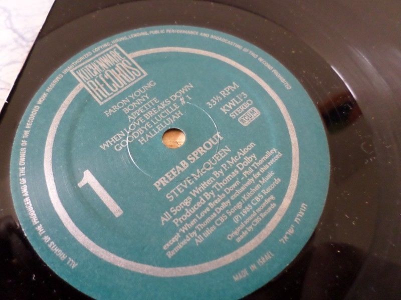 PREFAB SPROUT Steve Mcqueen RARE ISRAELI LP | eBay