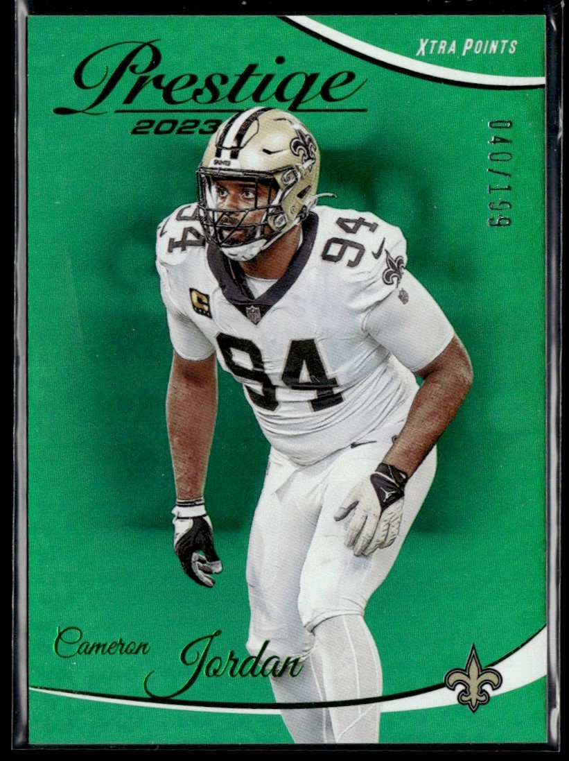 2023 Panini Prestige Xtra Points Green Cameron Jordan /199 #207