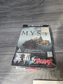 Atari Jaguar CD - Myst - Big Box CIB - Tested & Working- Complete In Box 